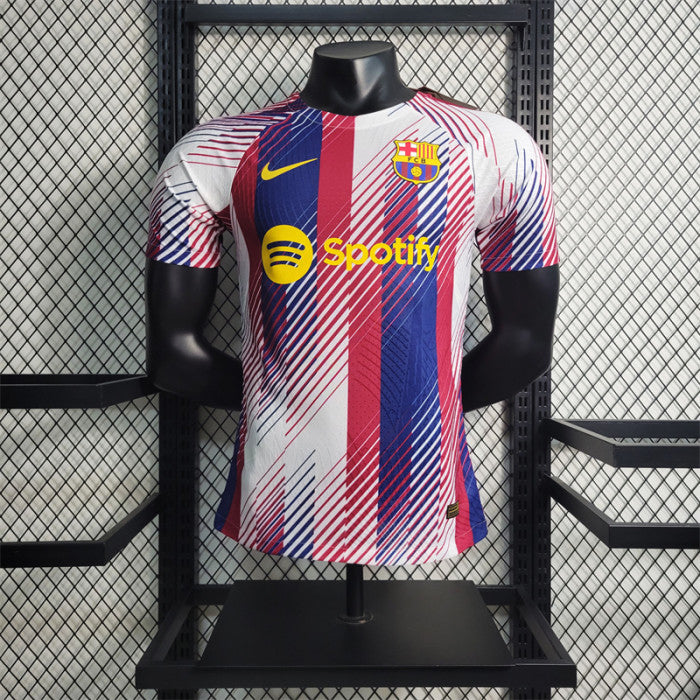 Camiseta Versión Jugador Barcelona Jersey Entrenamiento 23/24