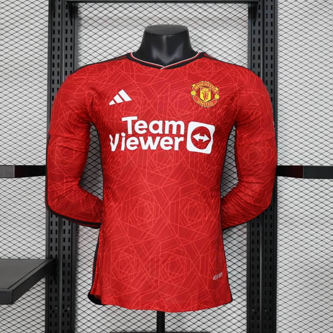 Camiseta Versión Jugador Manchester United Local 23/24