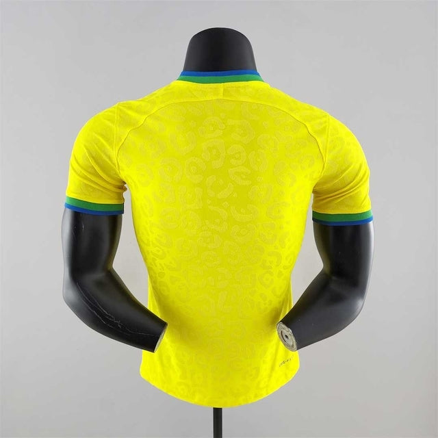 Camiseta Versión Jugador Brasil Local Qatar 2022