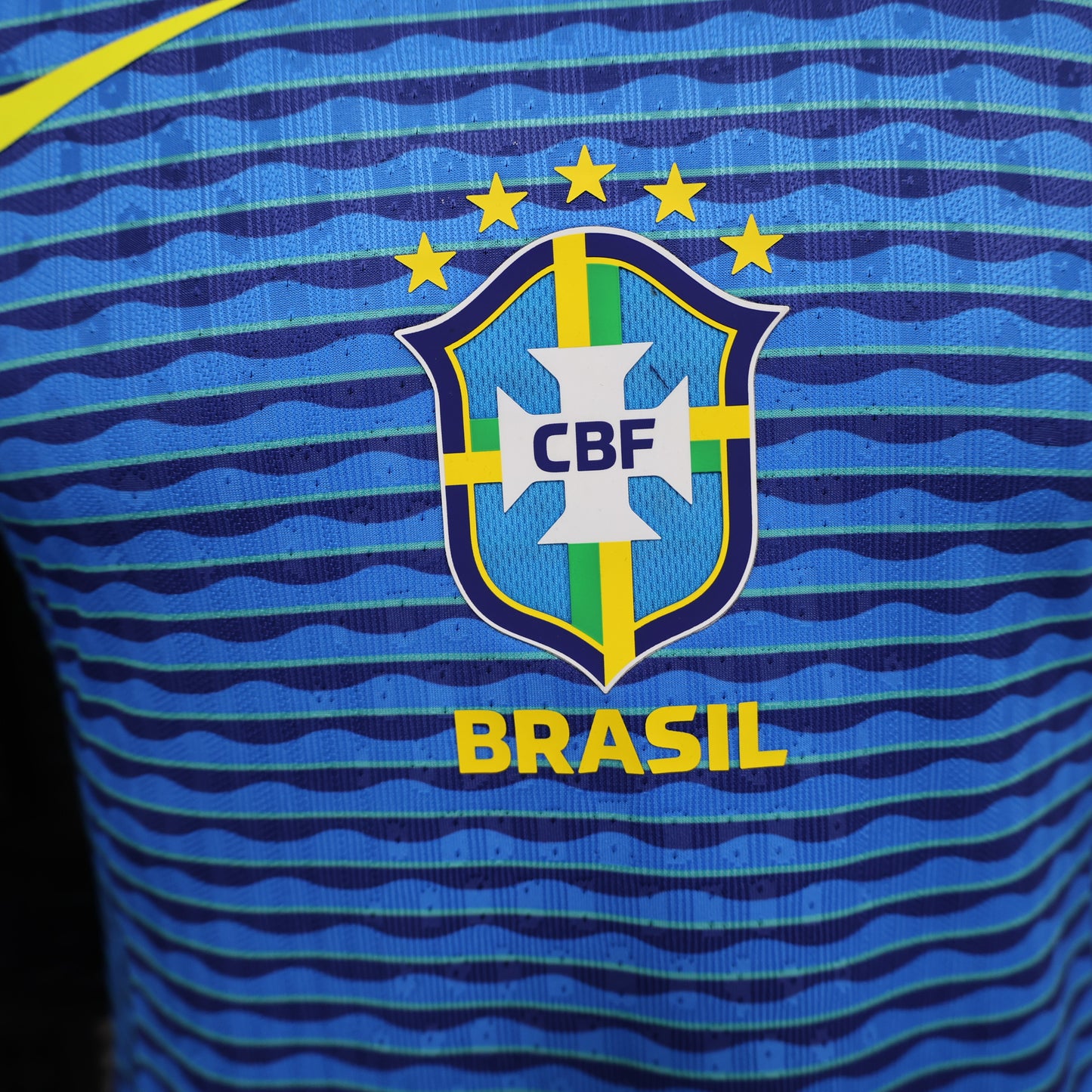 Camiseta Versión Jugador Brasil Visita 2024