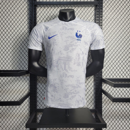 Camiseta Versión Jugador Francia Visita Qatar 2022