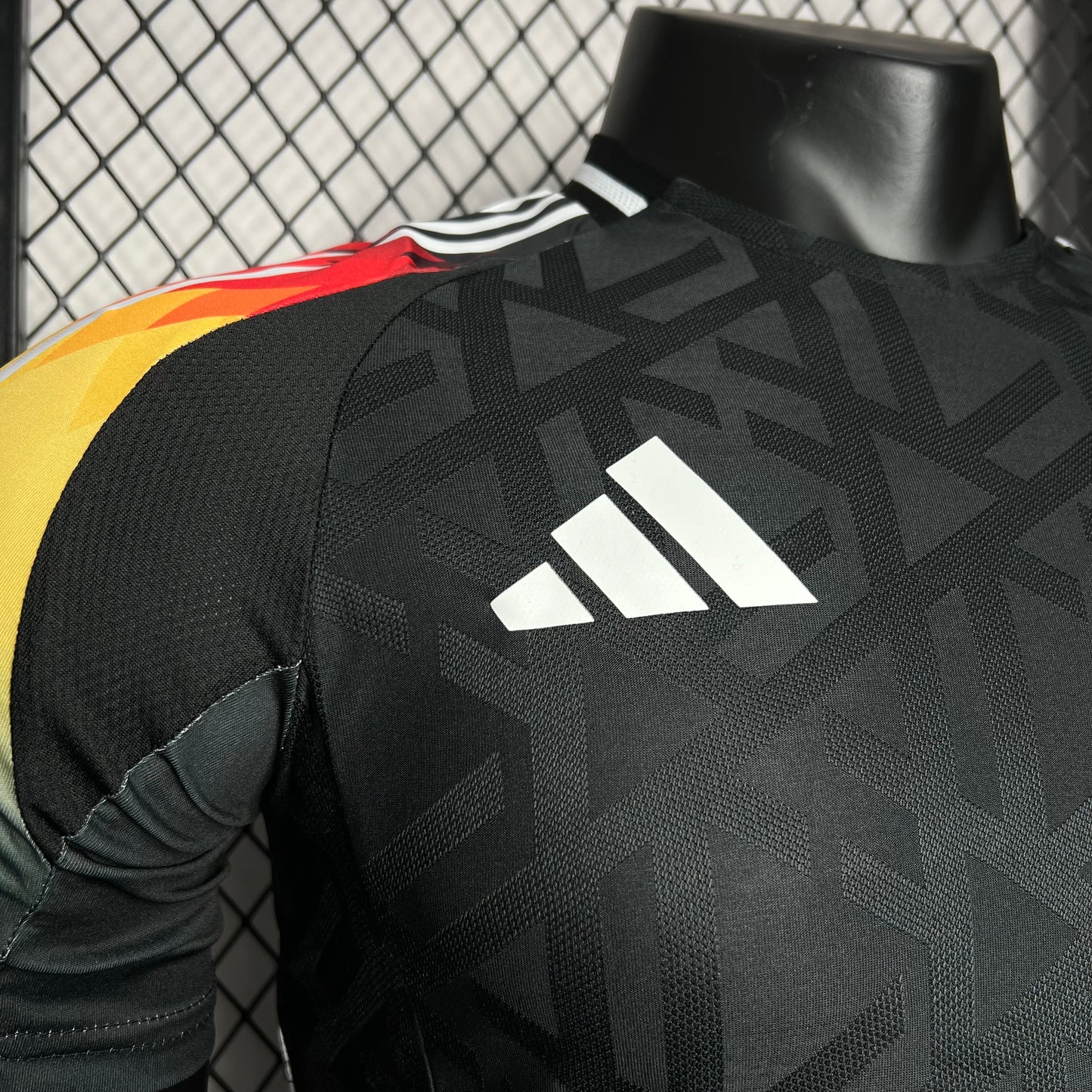 Camiseta Versión Jugador Alemania Negra 2024