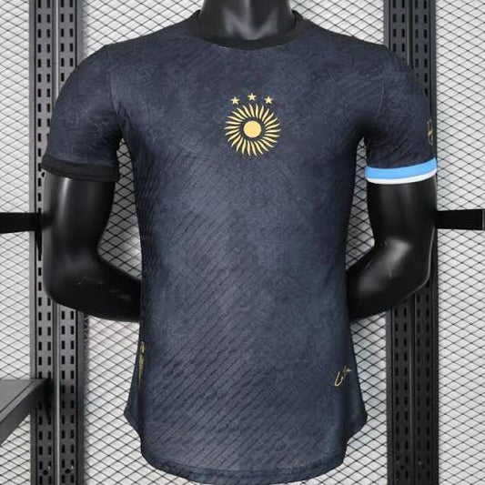 Camiseta Versión Jugador Argentina negra 2023
