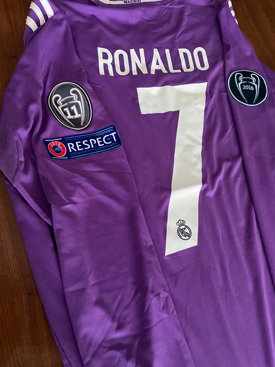 Camiseta Versión Fan Real Madrid Final 2017 Ronaldo 7