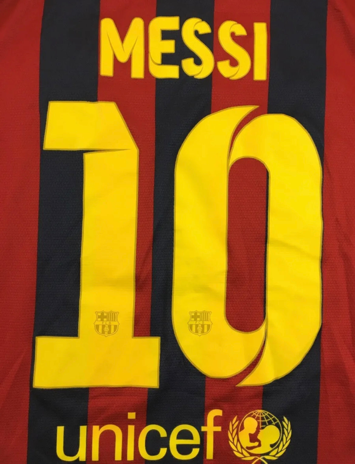 Camiseta Versión Jugador Barcelona Local 2013-2014