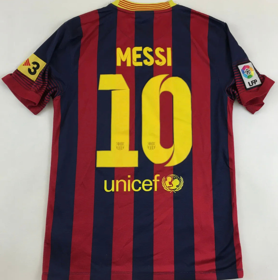 Camiseta Versión Jugador Barcelona Local 2013-2014