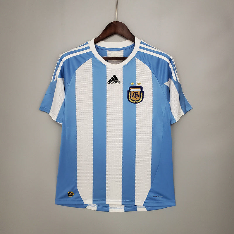 Camiseta Versión Fan Argentina Mundial 2010