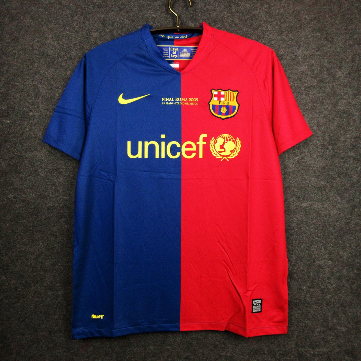 Camiseta Barcelona Final Roma 2008-2009