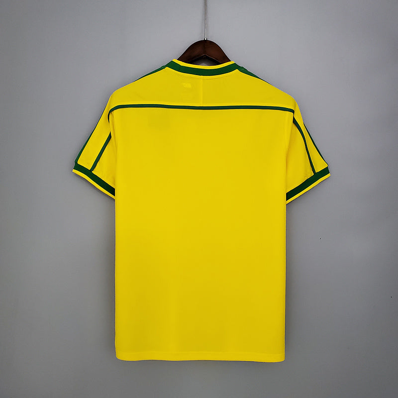 Camiseta Versión Jugador Brasil Local Mundial 1998