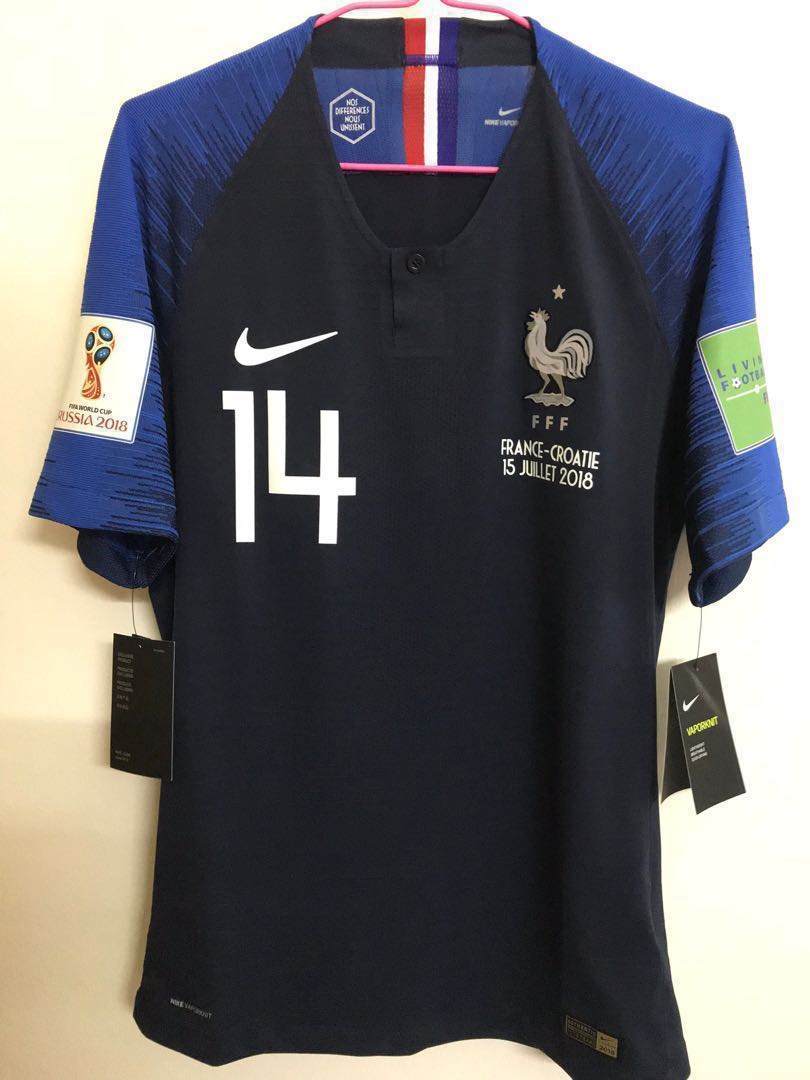 Camiseta Versión Fan Francia Final del Mundo 2018