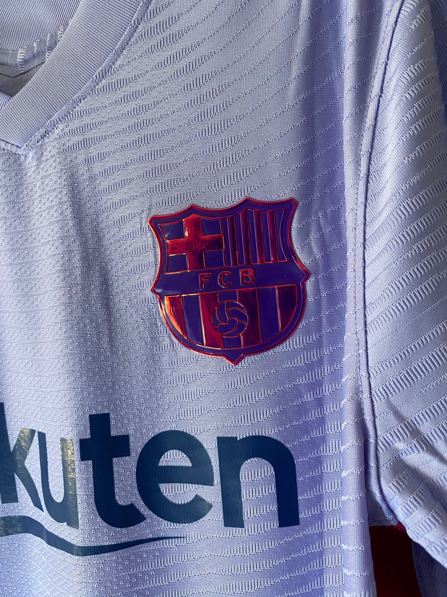 Camiseta Versión Jugador Barcelona Visita Gavi 30