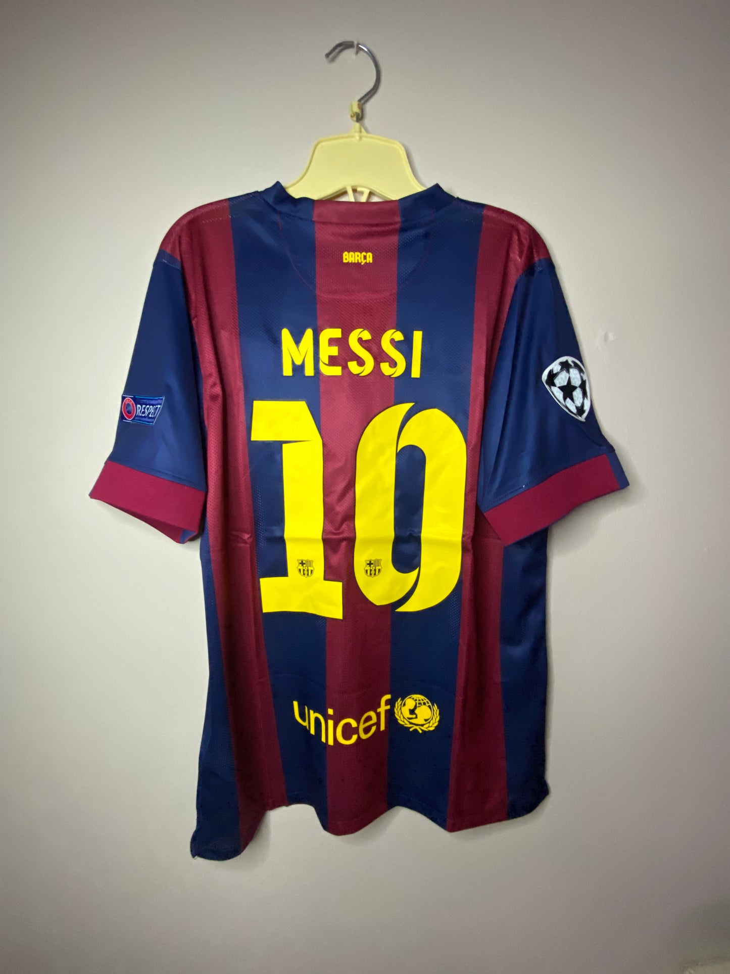 Camiseta Versión Jugador Barcelona Final 2015