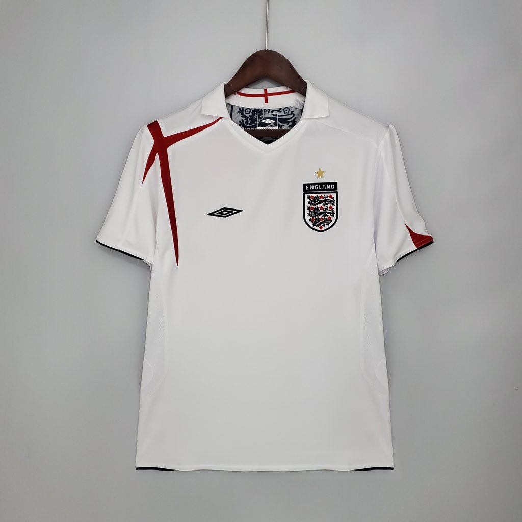Camiseta Versión Fan Inglaterra Local Mundial 2006