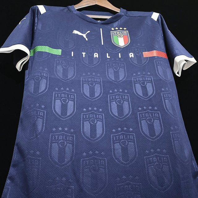 Camiseta Arquero Versión Jugador Italia Azul