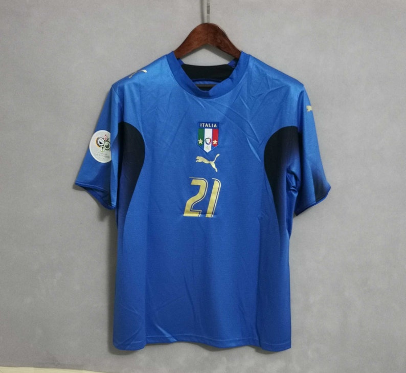 Camiseta Italia Local Mundial 2006