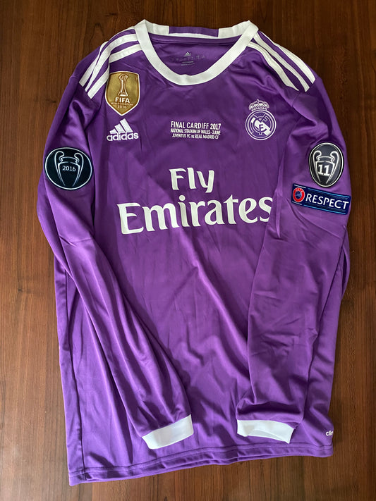 Camiseta Versión Jugador Real Madrid Visita 2016-2017