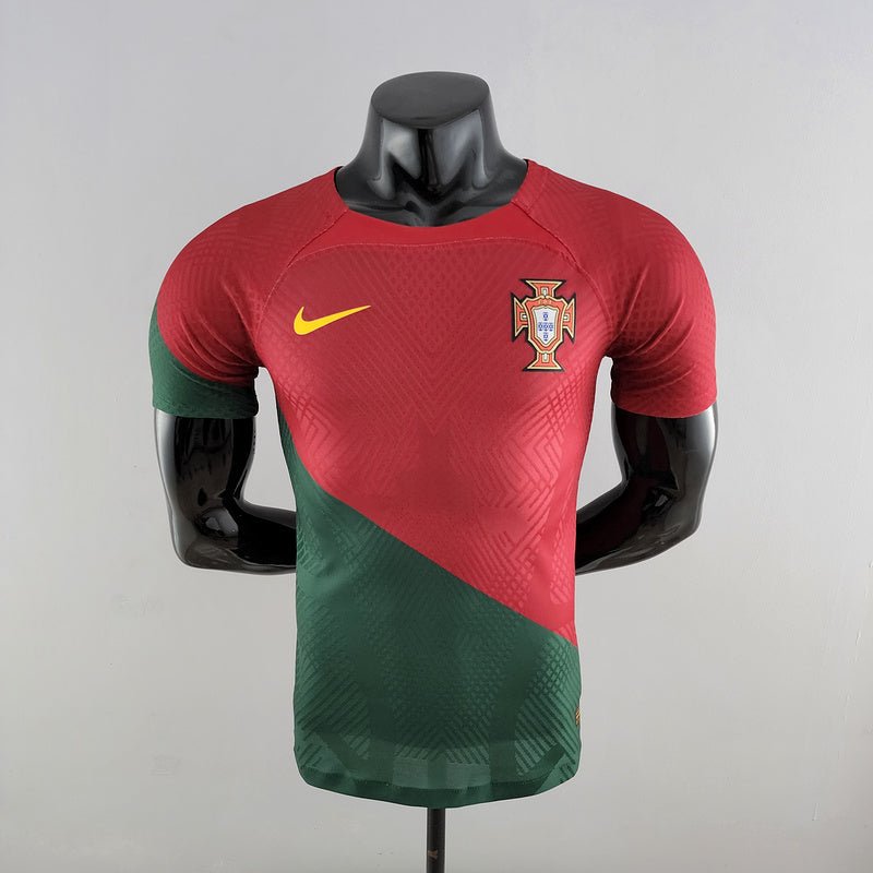 Camiseta Versión Jugador Portugal Local Qatar 2022