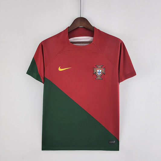 Camiseta Versión Fan Portugal Local Qatar 2022