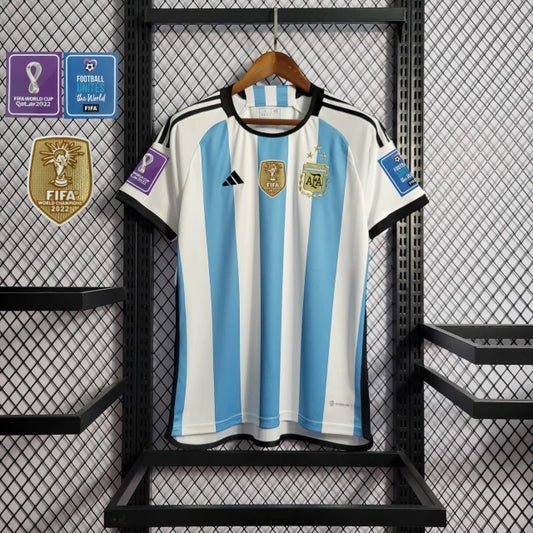 Camiseta Versión Fan Argentina Local (3 estrellas) 2022