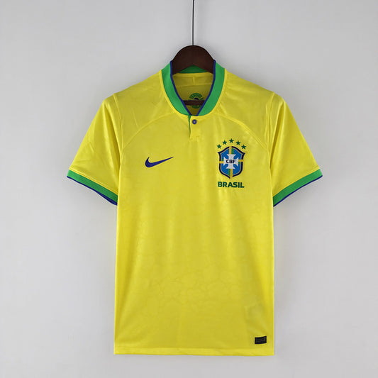 Camiseta Versión Fan Brasil Local Qatar 2022