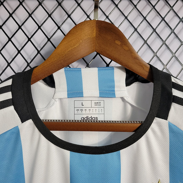 Camiseta Versión Fan Argentina Local (3 estrellas) 2022