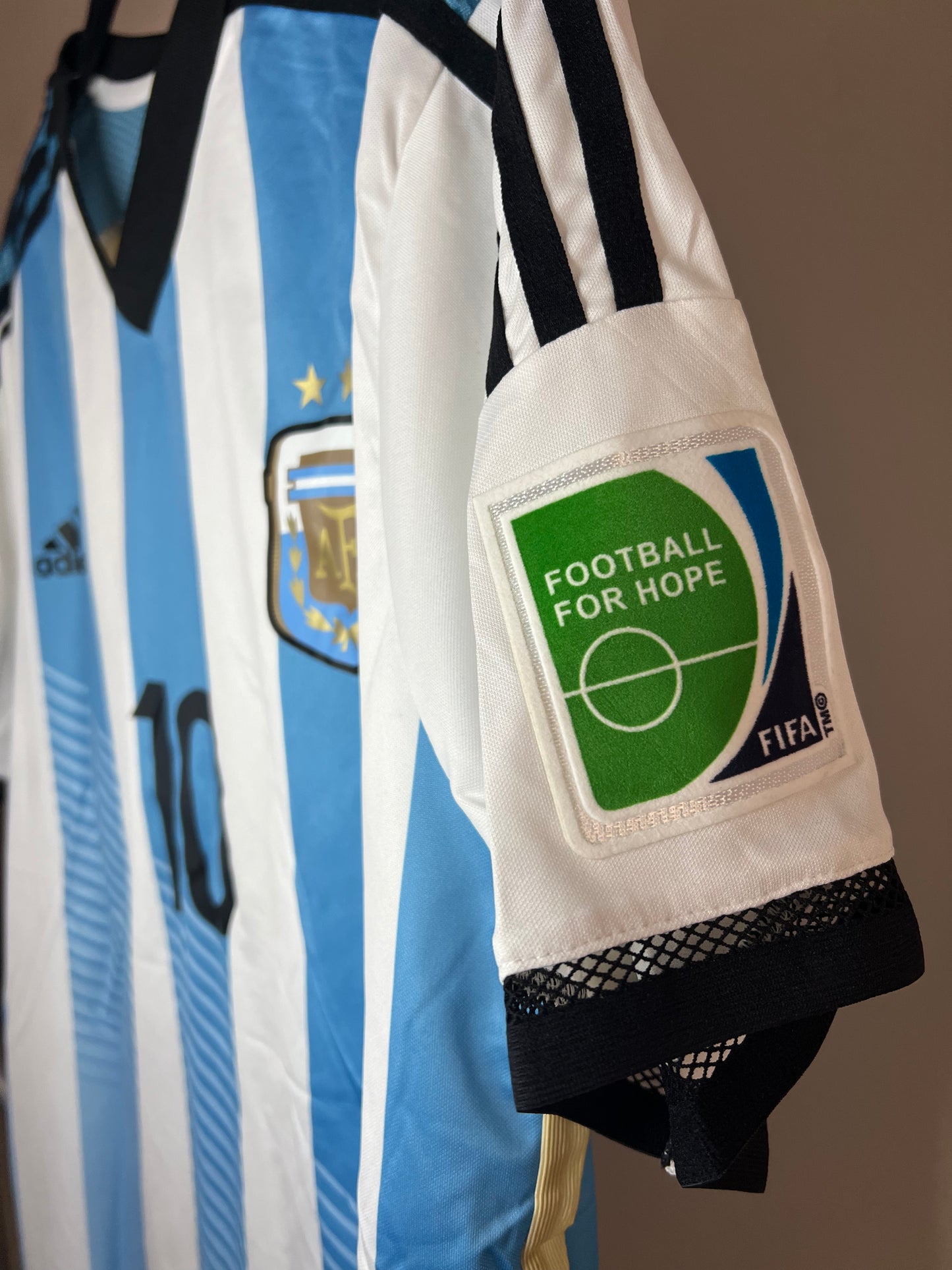 Camiseta Versión Jugador Argentina Mundial 2014