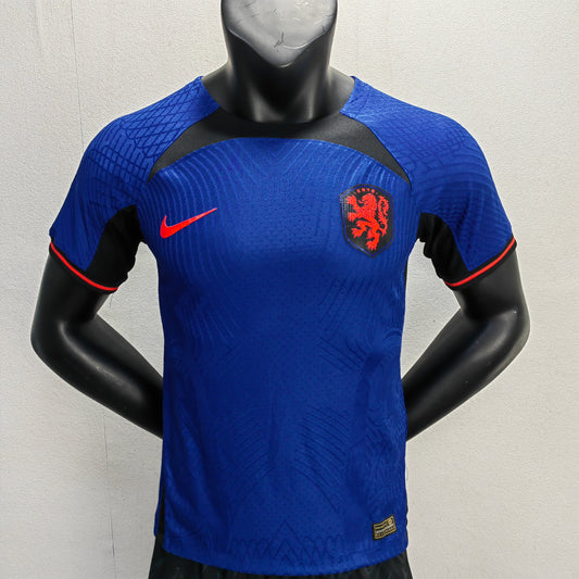 Camiseta Versión Jugador Holanda Visita Qatar 2022