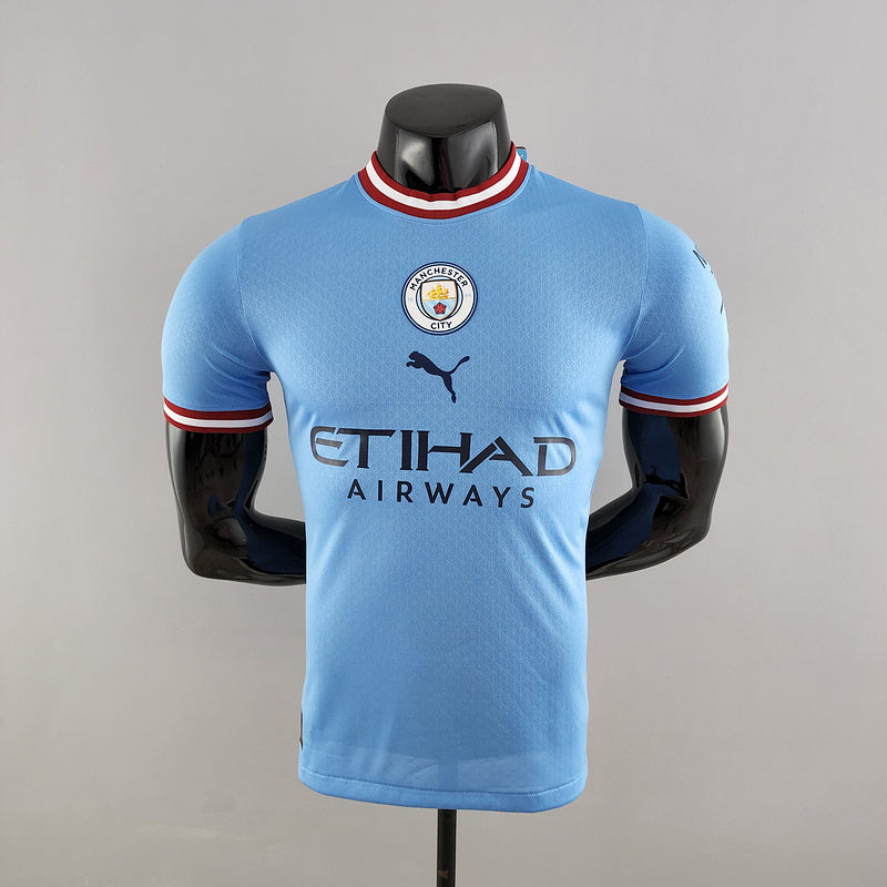 Camiseta Versión Jugador Manchester City Local 22/23